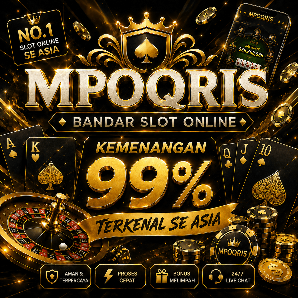 MPOQRIS : Bandar MPO Slot Online Depo QRIS 10K Kemenangan 98%